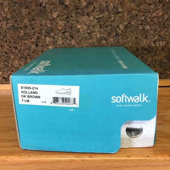 Softwalk Women's Holland Sandal Dark Brown 7.5 NWT - Picture 2 of 7